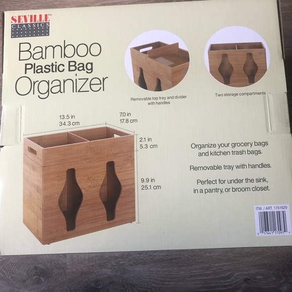 NWT Bamboo Organizer - Picture 3 of 3